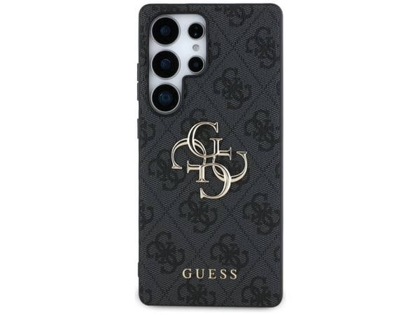 Guess Big 4G Logo Classic Logo Case Samsung Galaxy S25 Ultra Musta