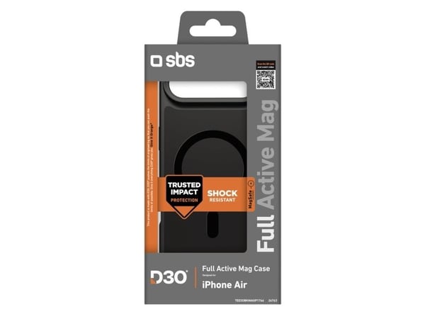 SBS TED3OBKMAGIP1766, Etui, Apple, iPhone 17 Air, Svart