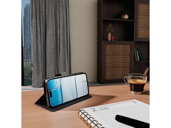 PURO PUIPC1766BOOKC8BLK, Flip case, Apple, iPhone 17 Air, Svart