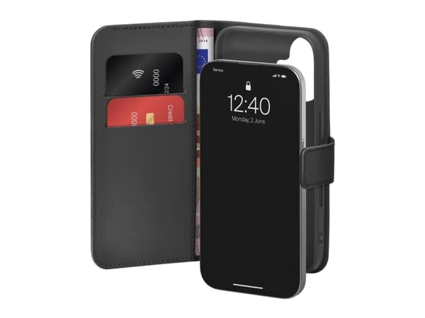 SBS PUIPC1763BOOKC8BLK, Flip case, Apple, iPhone 17, Svart