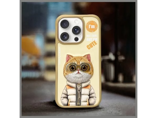 Deklas Nimmy Apple iPhone 16 Pro Max 6.9" khaki „Cool&Cute 2.0“ kattesaksfarget