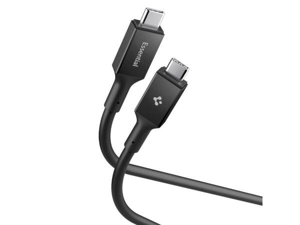 Spigen ACA09460, 2 m, USB C, USB C, USB 3.2 Gen 1 (3.1 Gen 1), 5 Gbit/s, Svart