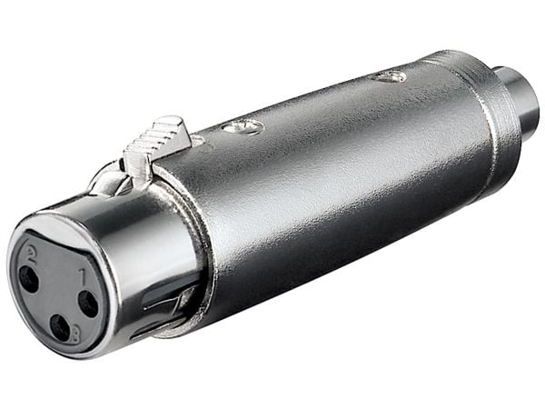 goobay - Äänisovitin - XLR3-liitin RCA-vastaanottimeen