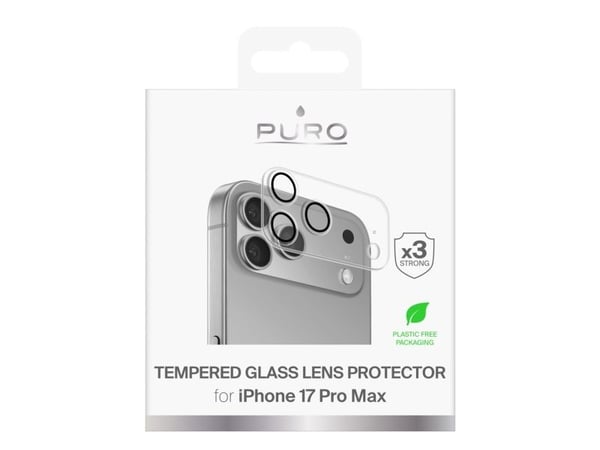 PURO PUSDGLIPHONE17PM, Apple, iPhone 17 Pro Max, Naarmuuntumisenkestävä, Läpinäkyvä, 1 kpl