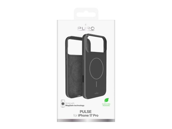 PURO PUIPC17P63PULSEDKGR, Etui, Apple, iPhone 17 Pro, Mørkegrå