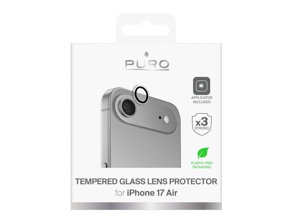 PURO PUSDGLPIPHONE17A, Apple, iPhone 17 Air, läpinäkyvä, läpinäkyvä, 1 stk