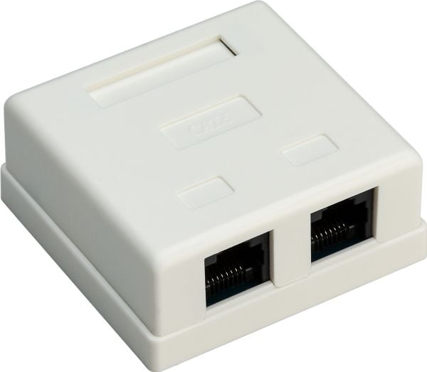 Goobay 4040849776335 RJ-45 valkoinen pistorasia (77633)