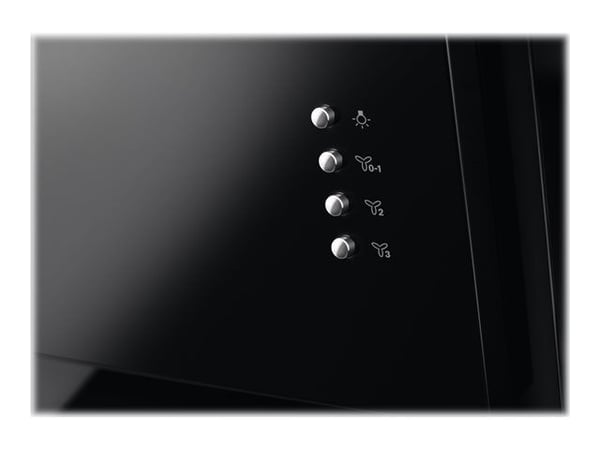 Electrolux LFV319K - Panser - skorsteinvinklet - bredde: 89.8 cm - dybde: 39.36 cm - ekstraksjon og resirkulasjon (-) - svart