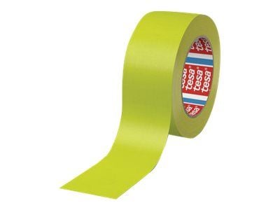 Tesaband 4671 - Tygtejp - 25 mm x 25 m - akrylöverdragen duk - neon yellow