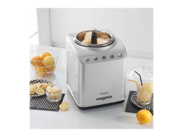 Magimix GELATO EXPERT - Iskremmaskin - 2 liter - 180 W - mattkrom