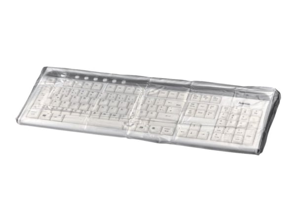 Hama 00113818, Støvdeksel til tastatur, Transparent, EVA (etylenvinylacetat), Polyetylen, 480 x 50 x 215 mm, 155 mm, 110 mm Hama 00113818, Støvdeksel til tastatur, Transparent, EVA (etylenvinylacetat), Polyetylen, 480 x 50 x 215 mm, 155 mm, 110 mm