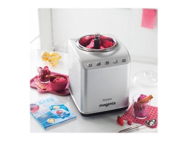 Magimix GELATO EXPERT - Iskremmaskin - 2 liter - 180 W - mattkrom