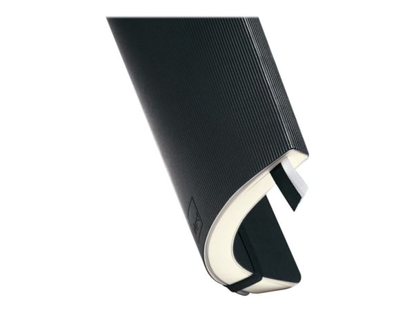 Sigel Conceptum Pure - Notisbok - 135 x 210 mm - 97 ark / 194 sider - gemsepapir - rutet - svart perm - bølgeplast