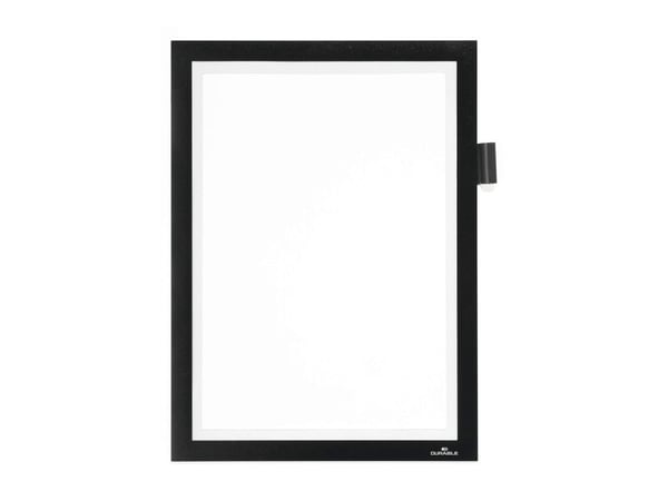 DURABLE DURAFRAME - Displayramme - overflatemontert - for A4 - magnetisk - svart