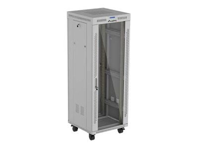 Lanberg FF01 series V2 - Rack skåp - 600 x 600 mm - fristående - RAL 7035, grå - 32U - 19" Lanberg FF01 series V2 - Rack skåp - 600 x 600 mm - fristående - RAL 7035, grå - 32U - 19"
