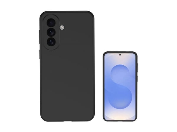 4smarts Cupertino - Beskyttende deksel for mobiltelefon - silikon - svart - for Samsung Galaxy A37
