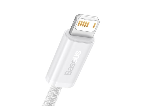 Baseus Dynamic, 1,2 m, Lightning, USB A, Hankoppling, Hankoppling, Vit