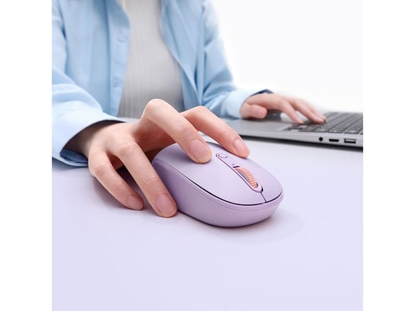 Langaton hiiri Baseus F01B Tri-mode 2.4G BT 5.0 1600 DPI (violetti)