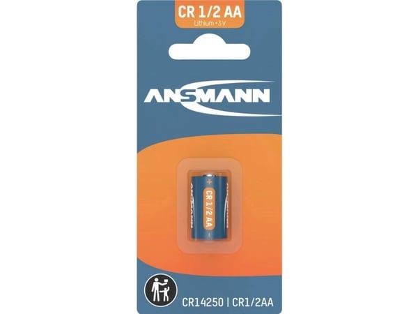 ANSMANN paristo CR 1/2 AA / CR14250 3V/läpipainopakkaus/läpipainopakkaus