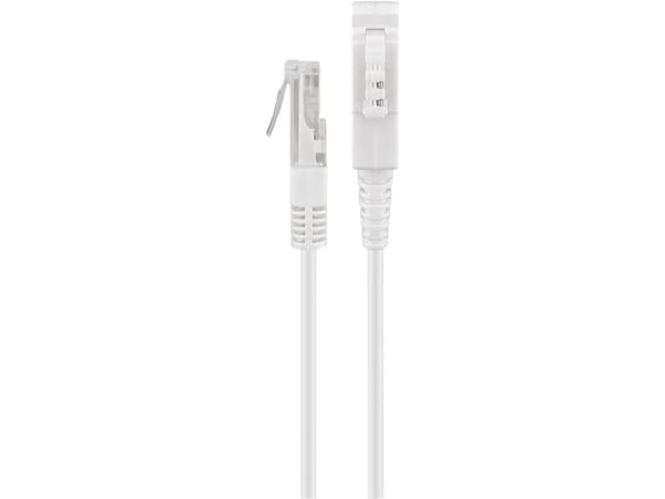 Goobay 60668, 6 m, TAE (F), RJ-45, Hvit, Hankjønn, Hankjønn