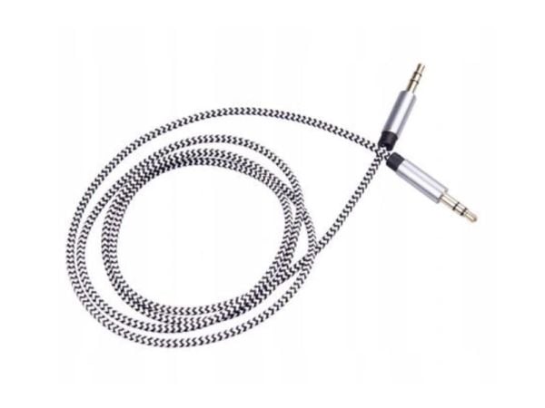 Libox Jack 3,5mm - Jack 3,5mm kabel 1,5m silver (LB0095)