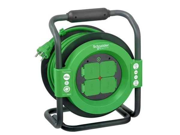 Thorsman kaapelikela 40m ho7rnf 3g1,5 musta/vihreä