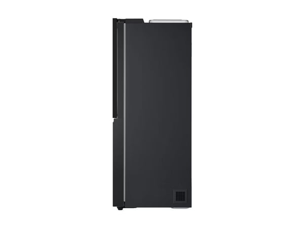LG InstaView GSXE90EVDD, Frittstående, Amerikansk dør, Svart, 3 dører, Essence Black Steel, Berøringskontroll