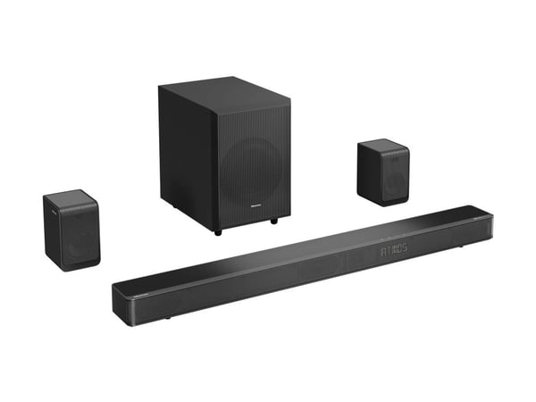 Hisense AX5125H, 5.1.2 kanaler, 500 W, DTS:X, Dolby Atmos, Dolby Digital, Film, Musik, Sport, TV, 80 W, 500 W