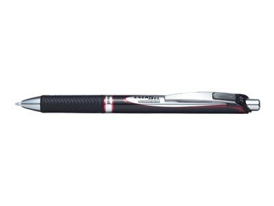 Pentel EnerGel Permanent - Rulleballpenn - permanent - rød - gelblekk - 0.7 mm - retraktil