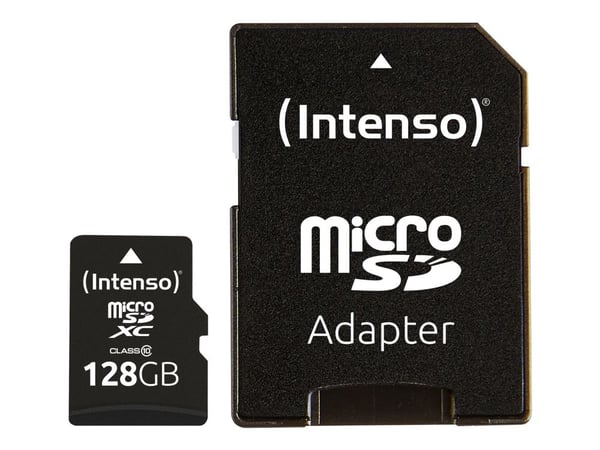 Minneskort INTENSO microSDXC 128 GB