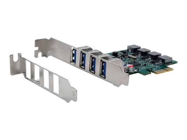EXSYS GmbH USB 3.2 Gen 1 PCIe-kortti, 4 porttia, 3A (Renesas) (EX-11194) EXSYS GmbH USB 3.2 Gen 1 PCIe-kortti, 4 porttia, 3A (Renesas) (EX-11194)