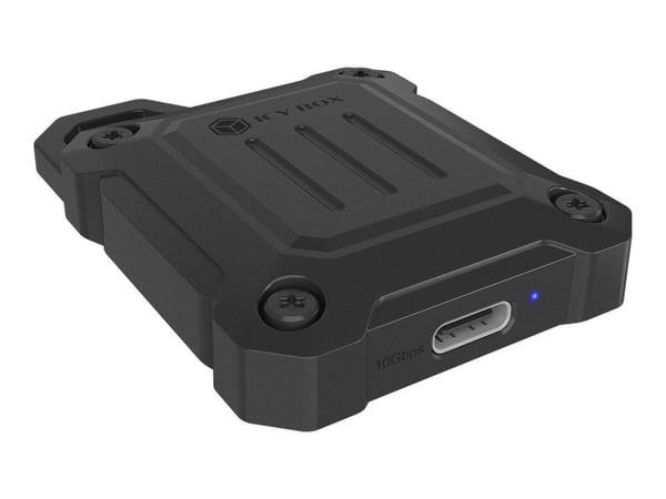 ICY BOX - Förvaringslåda - M.2 - NVMe PCIe - USB 3.2 (Gen 2) - svart