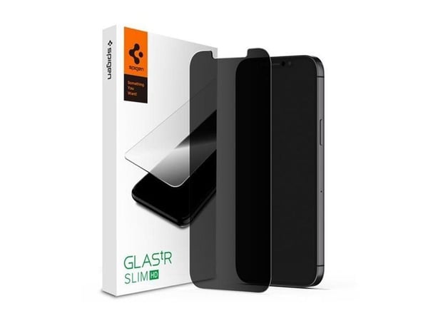 Spigen AGL03393, 17 cm (6.7"), Älypuhelin, Kehyksetön näytön yksityisyyssuodatin, 9H