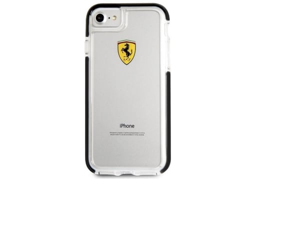 Ferrari On Track - Baksidesskydd för mobiltelefon - TPE - svart - för Apple iPhone 7, 8
