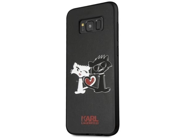 Karl Lagerfeld hardt deksel „Samsung Galaxy S8+ Choupette in love“ (KLHCS8LCL1BK)