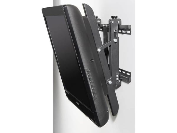 SpeaKa Professional SP-3957092, 160 cm (63"), 200 x 200 mm, 600 x 400 mm, -15 - 0°, Stål, Svart