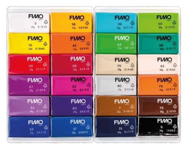 Modellervoks FIMO®-soft Staedtler® ass. farver - (24 stk.)