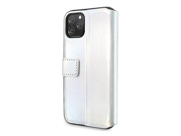Guess fodral till iPhone 11 Pro GUFLBKN58BLD silver vändbart regnbågsdesign