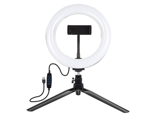 Puzzle Puluz 1,1 m jalustan pidike + 10 tuuman 26 cm RGBW LED rengas Vlogging Video Light Live PKT3044