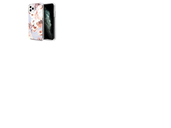Guess skal till iPhone 11 Pro Max GUHCN65IMLFL02 lila hårt skal (Flower Collection)