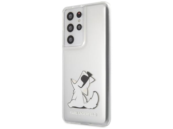 Karl Lagerfeld Karl Lagerfeld KLHCS21LCFNRC S21 Ultra G998 Hard Case Clear Choupette Fun