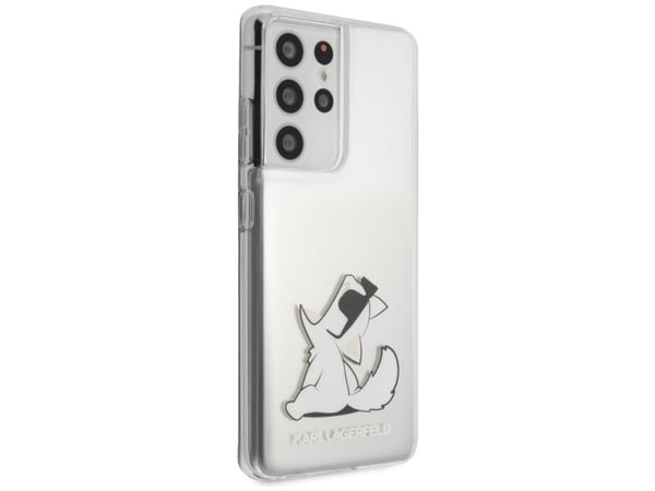 Karl Lagerfeld Karl Lagerfeld KLHCS21LCFNRC S21 Ultra G998 Hard Case Clear Choupette Fun