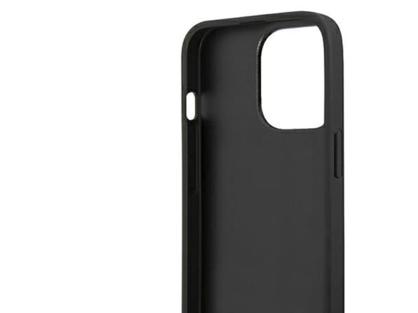 Deklas KLHCP13LPKMP Karl Lagerfeld PU-läder Karl Head Case för iPhone 13 Pro (rosa)