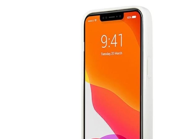 Mercedes MEHCP13XESPWH iPhone 13 Pro Max 6,7" hardt deksel sølv med Stars-mønster