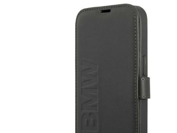 BMW - Signature Book Deksel - iPhone 13 mini - Svart - Beskyttelsesdeksel Mobiltelefonveske Lommebok (BMFLBKP13SSLLBK)