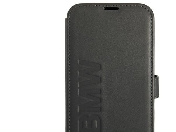 BMW - Signature Book Deksel - iPhone 13 mini - Svart - Beskyttelsesdeksel Mobiltelefonveske Lommebok (BMFLBKP13SSLLBK)