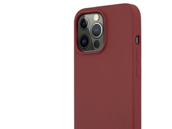 Kotelo Mercedes MEHCP13LSILRE iPhone 13 Pro / 13 6,1" punainen/punainen kova silikonirivi