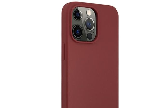Kotelo Mercedes MEHCP13LSILRE iPhone 13 Pro / 13 6,1" punainen/punainen kova silikonirivi