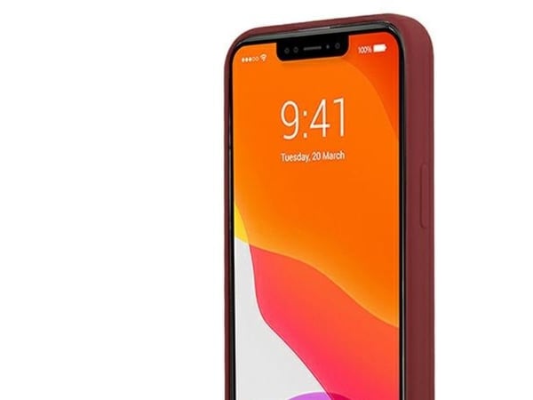 Kotelo Mercedes MEHCP13LSILRE iPhone 13 Pro / 13 6,1" punainen/punainen kova silikonirivi