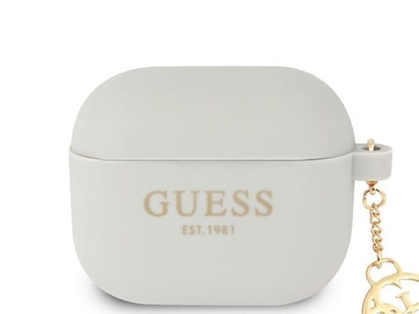 Guess GUA3LSC4EG AirPods 3 suojakotelo harmaa/harmaa silikoni viehätysvoima 4G-mallisto